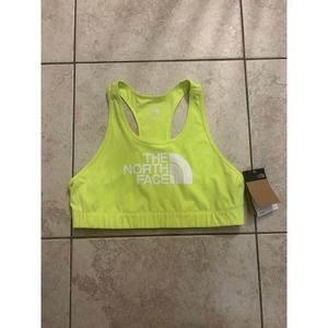 The North Face 2XL Lime Green Sports Bra NWT